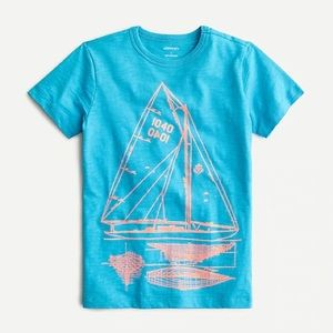 🆕 J. Crew Cuts Boys Sailboat T-Shirt